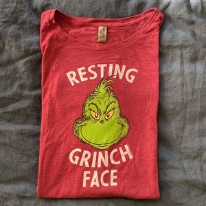 Holiday Resting Grinch Fave T